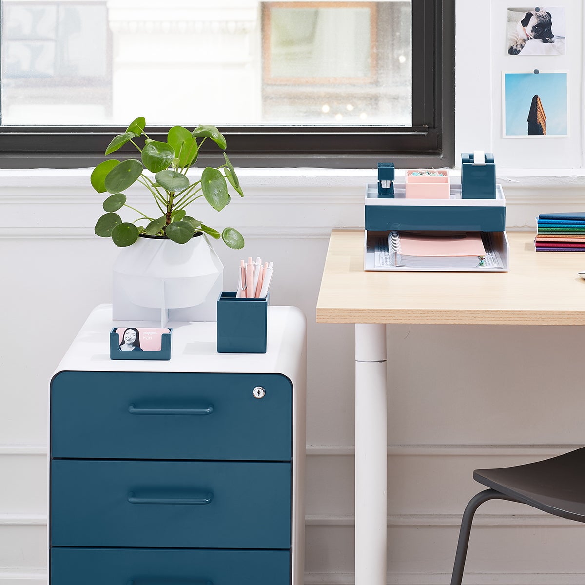 Poppin File Cabinet White Poppin 3 Drawer Stow File Cabinet The Container Store