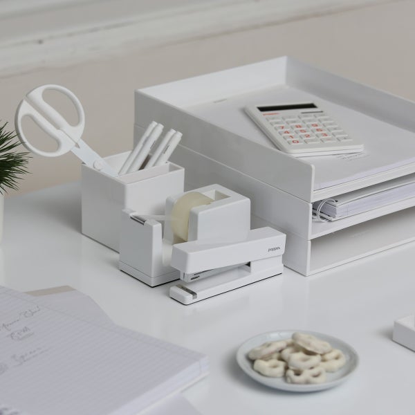 White Poppin Letter Tray Storage Kit The Container Store