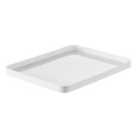 SmartStore Large Compact Plastic Tray/Lid White