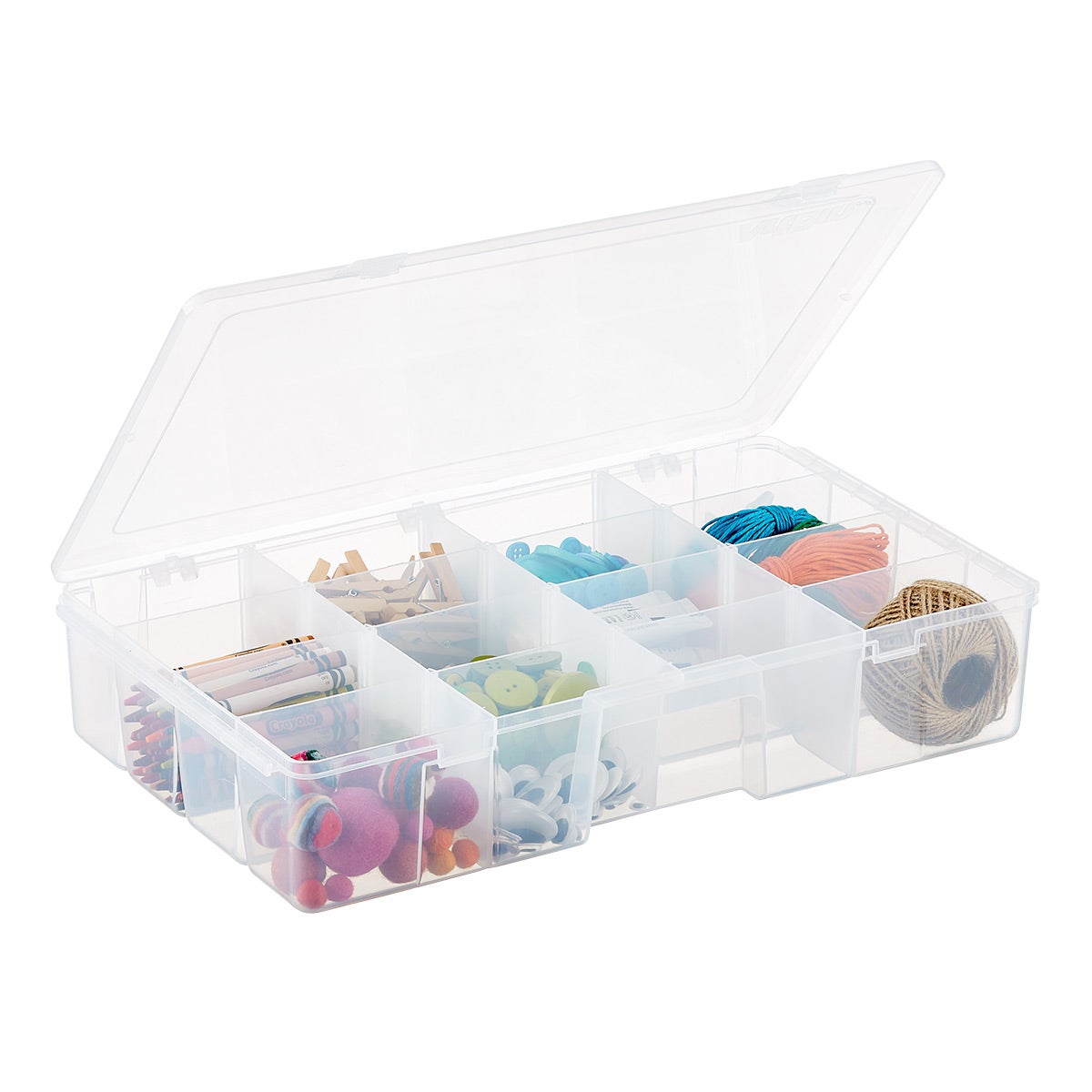 ArtBin 9 Card & Photo Organizer Box With 8 Dividers