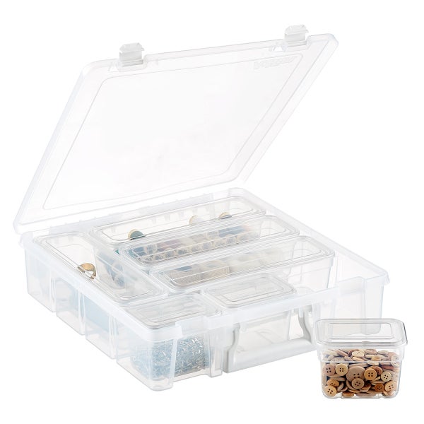 ArtBin Clear Storage Bins with Lids