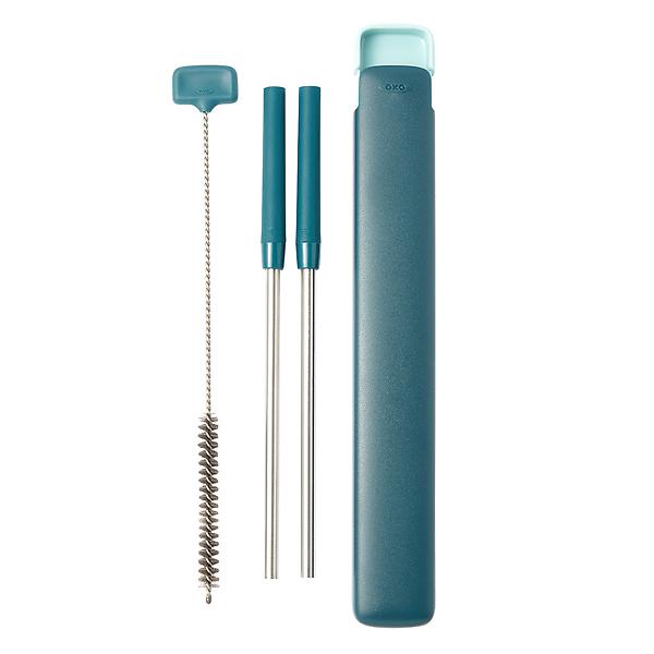 OXO Extendable Straw Set with Case