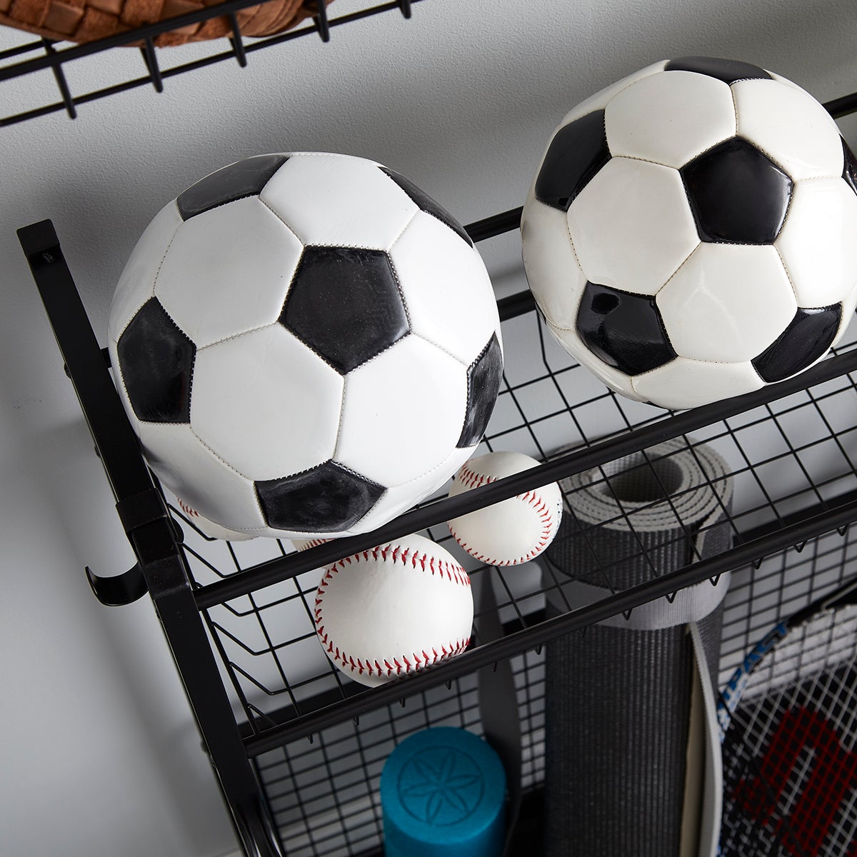 Container store wall organizer top