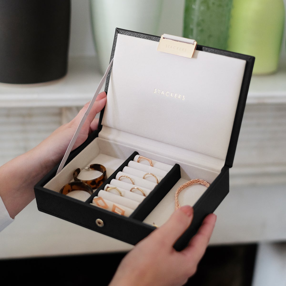 stackers black jewellery box