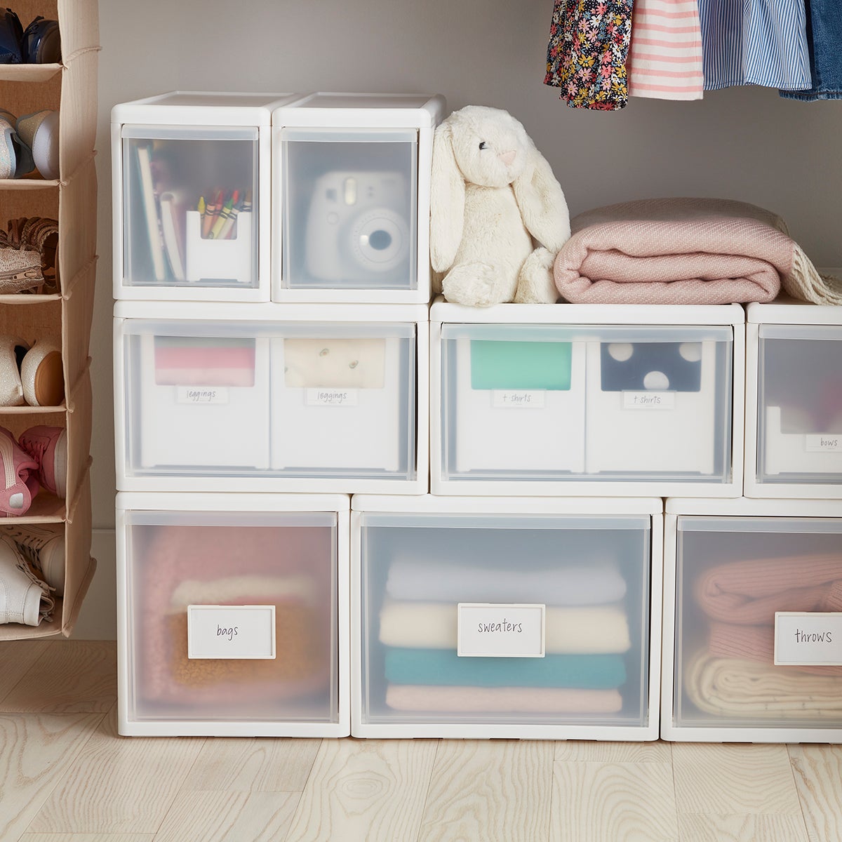 Like-it White Modular Drawers
