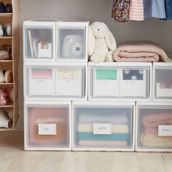 Like-it White Modular Drawers
