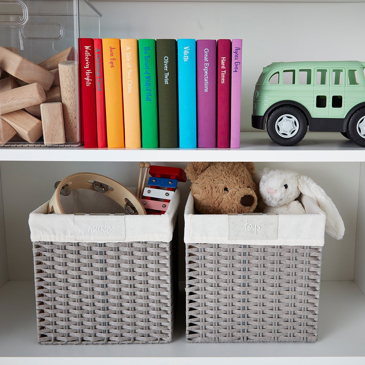 The Home Edit Clear Bin Clip Set of 3 The Container Store