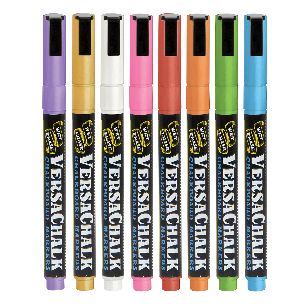 Fine-Tip Metallic Rainbow Chalk Markers