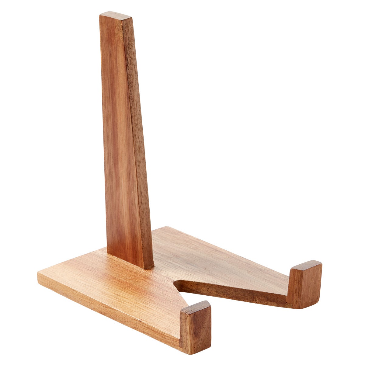 Large wooden online plate stand