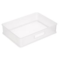 Small Shallow Shimo Storage Bin Translucent