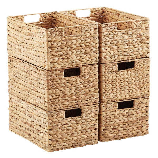 Water Hyacinth Storage Bins with Handles