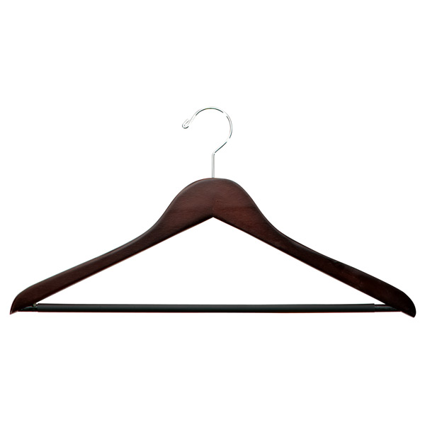 Black Walnut & Brass Household Hangers Natural Solid Wood Hangers Original  Ecological Solid Wood Hanger Wooden Hangers 
