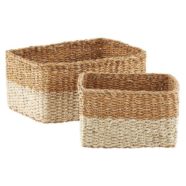 Natural & White Tahoe Bins