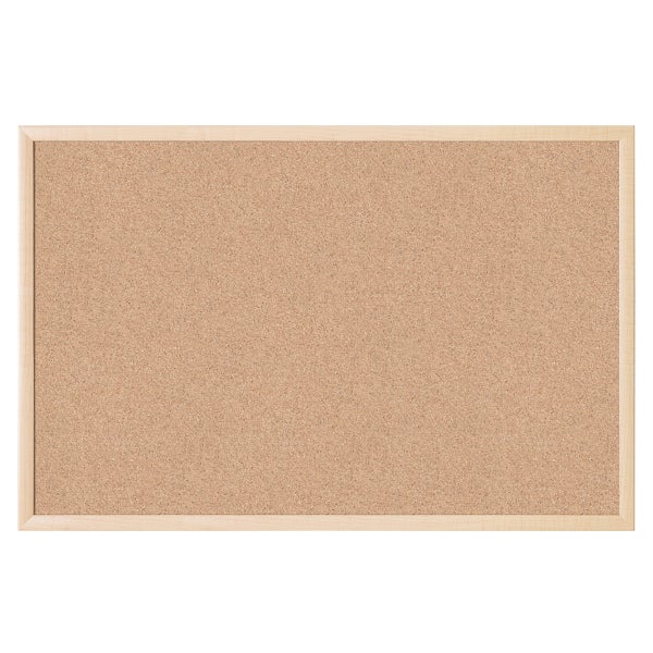 U-Brands Natural Cork Bulletin Boards with Birch Frame