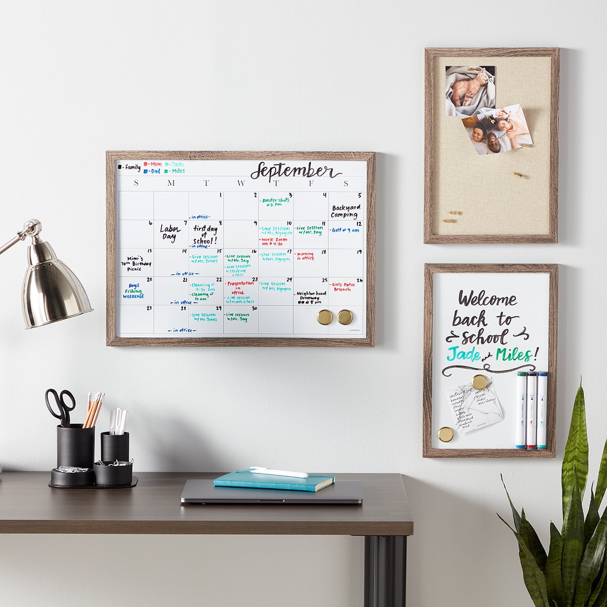 UBrands 17Piece Dry Erase & Cork Board Organization Kit The