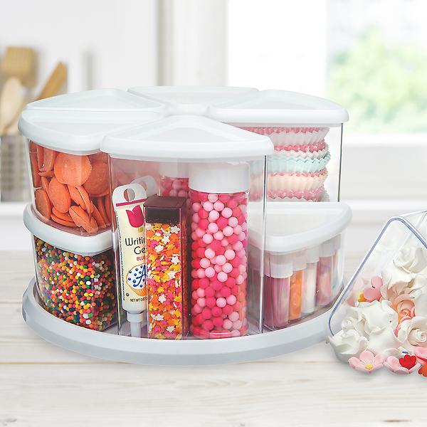 Very handy - Commercial Swiveling hardware organizer - cube storage.