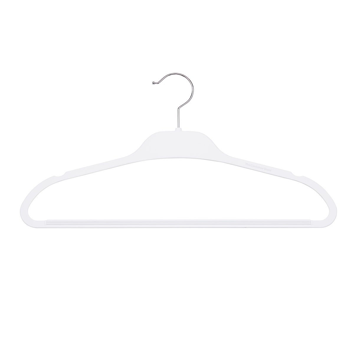 RUBBERIZED BABY HANGER (PACK OF 6) - White