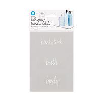 THE HOME EDIT Bath Labels Pkg/18