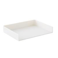Poppin Stackable Landscape Letter Tray White
