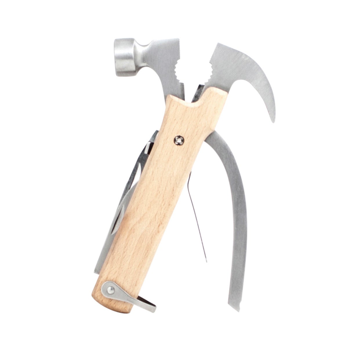 Kikkerland Wood Hammer Multi-Tool | The Container Store