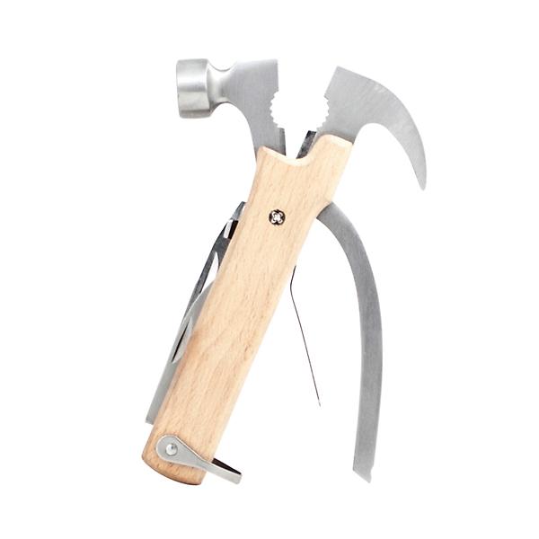 Kikkerland Mini Wooden Hammer Multi Tool - World Market