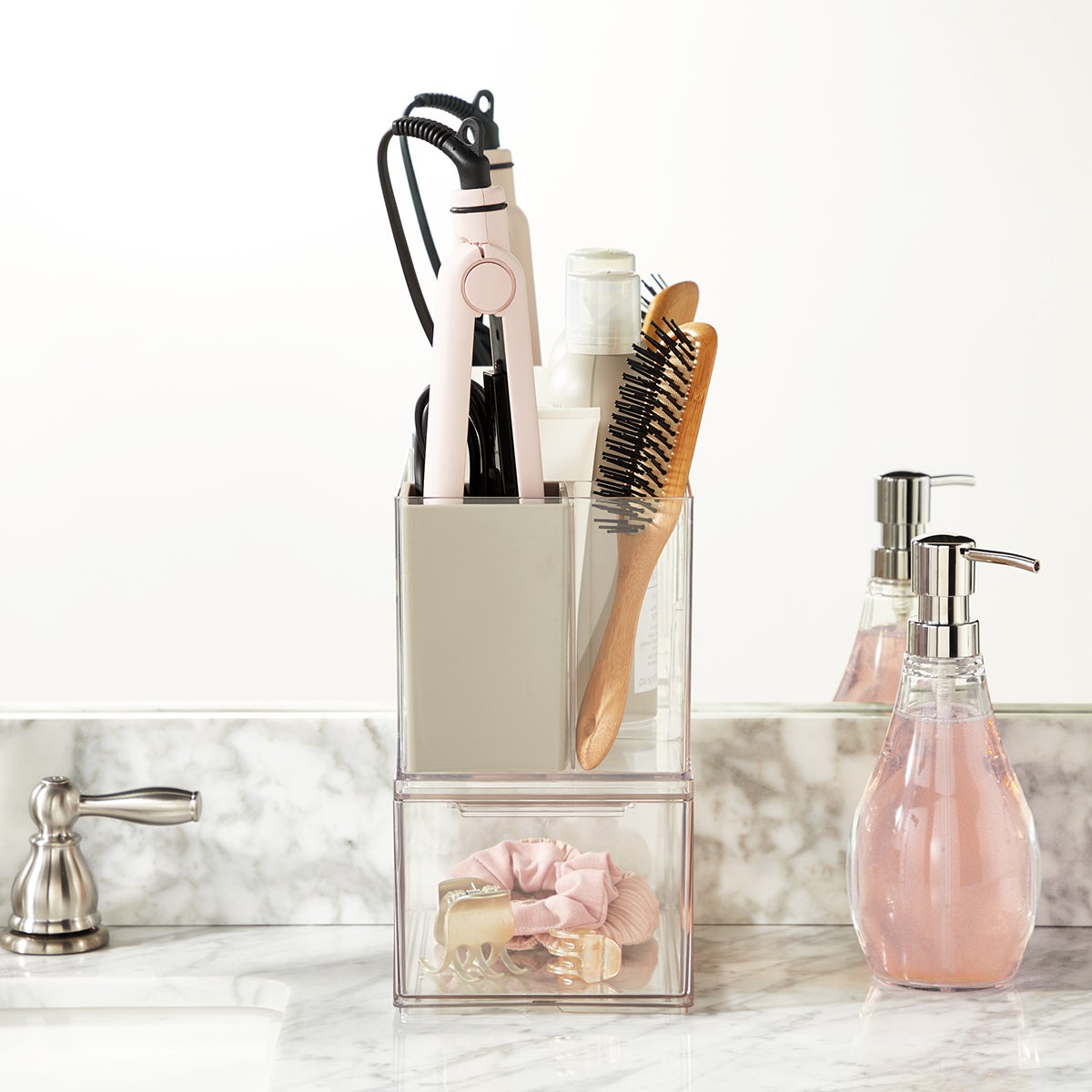 The Home Edit Space Saver Hair & Makeup Station Starter Kit