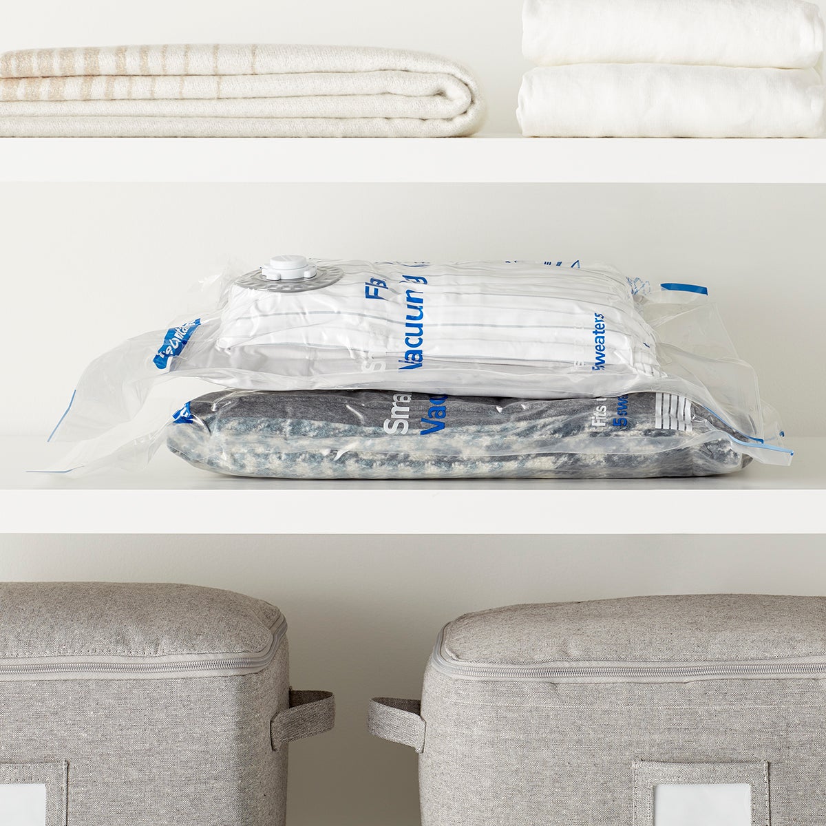 Vacuum Storage Bag Organization Inspiration