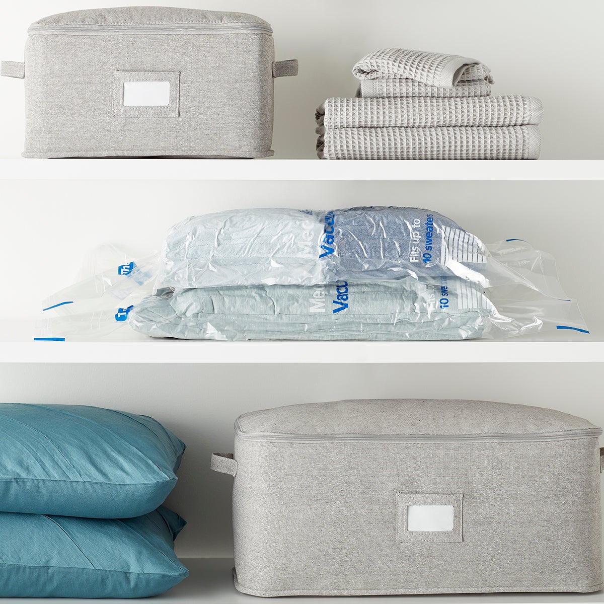 Flat Vacuum Bags Set of 2 The Container Store