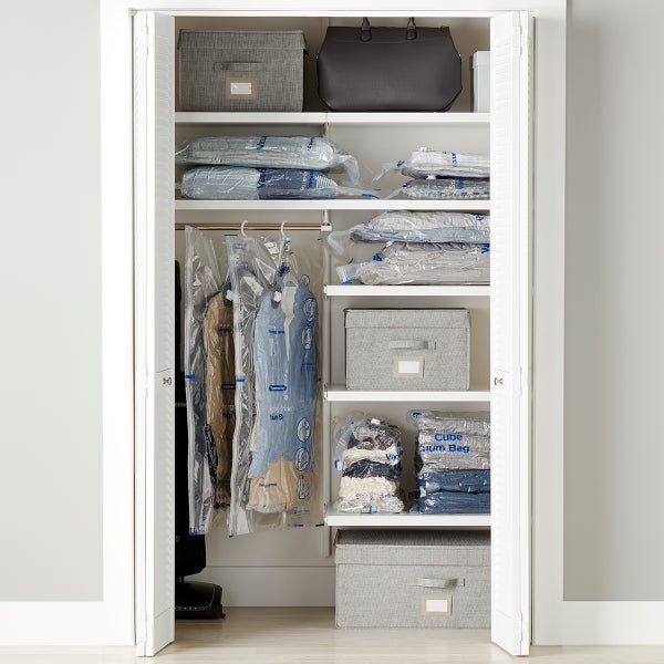 Best ways to organize a linen closet  Diy clothes storage, Clothes  organization small space, Storage bags for clothes