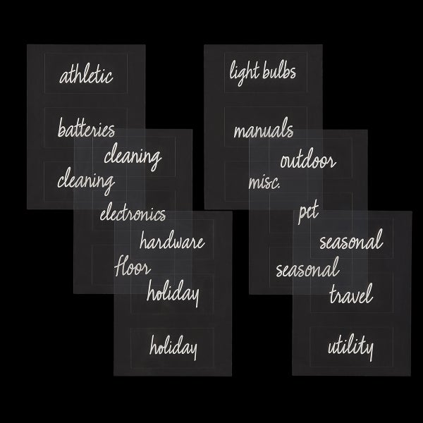 The Home Edit General Storage Labels Pkg/18
