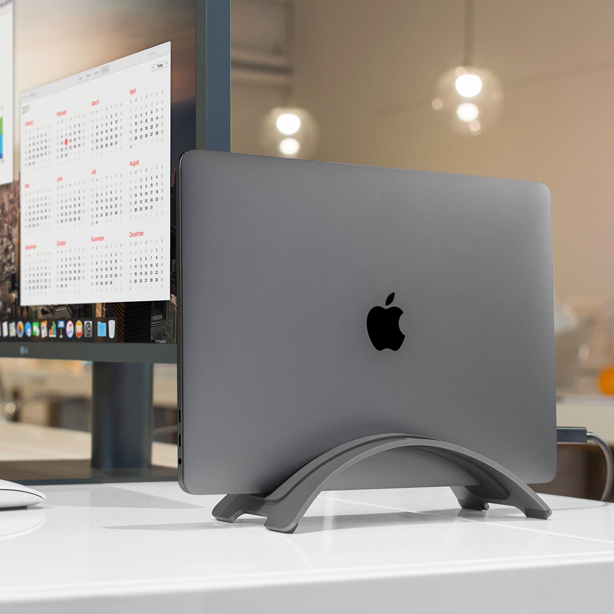 Space grey aluminum outlet