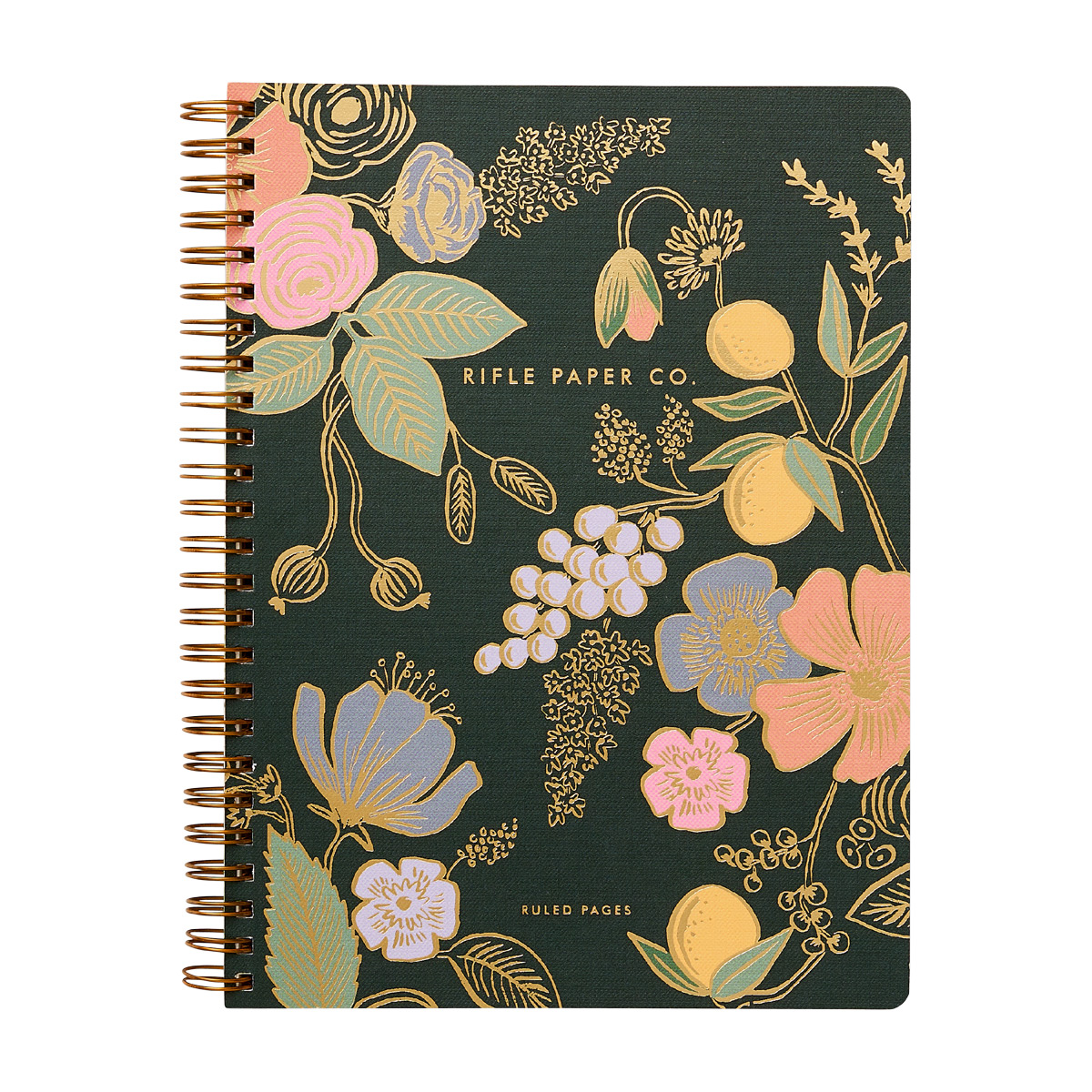 Rifle Paper Co. Floral Spiral Notebook The Container Store