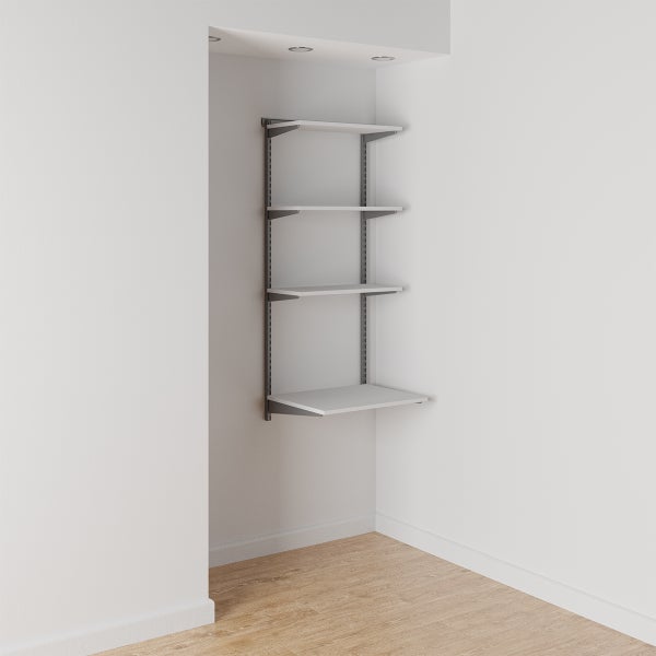 Elfa Shelving Office Nook