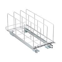 Roll-Out Bakeware Organizer Chrome