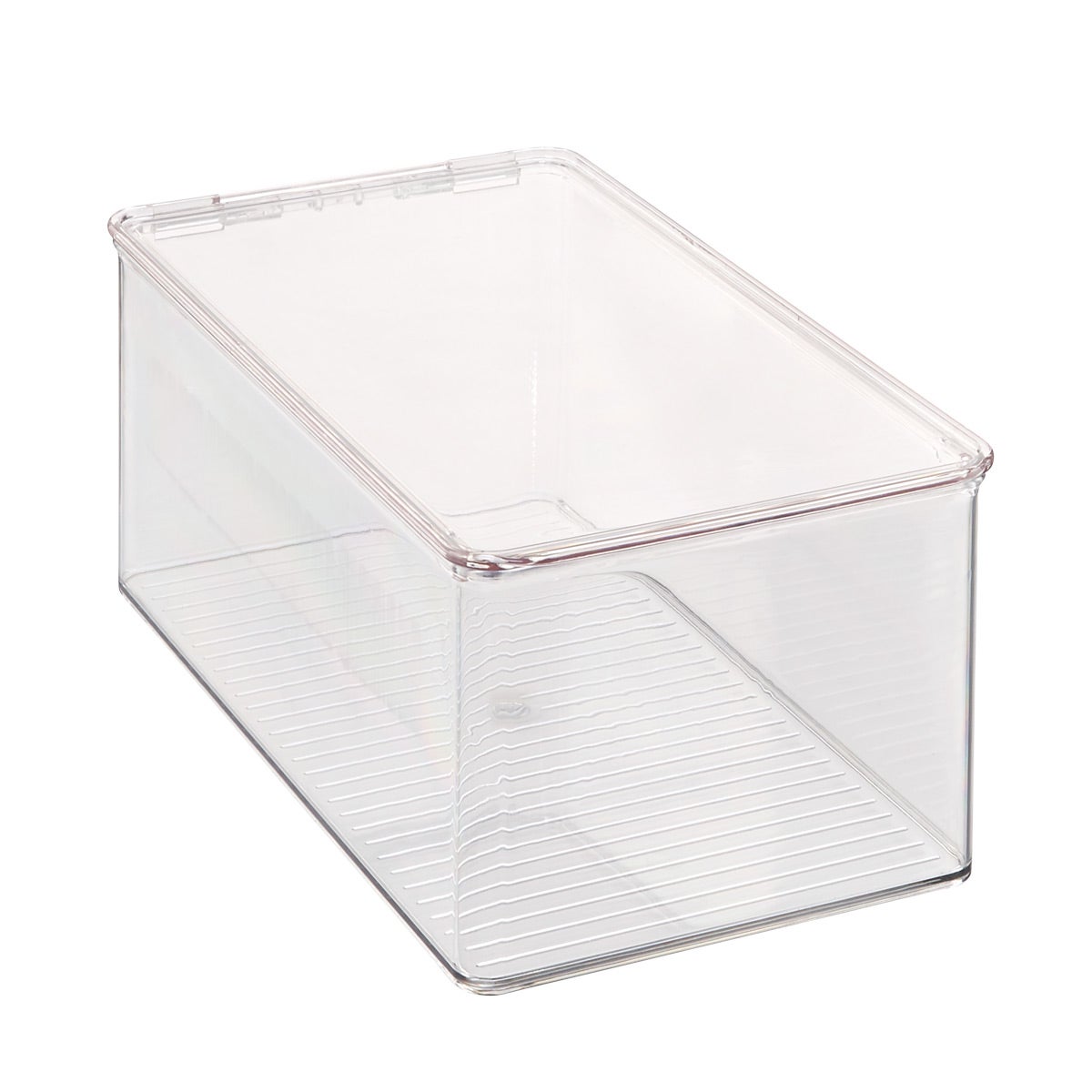 Hinged-Lid Stackable Shoe Boxes | The Container Store