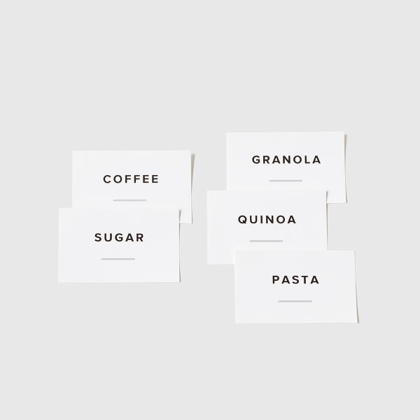Marie Kondo Kitchen & Pantry Labels