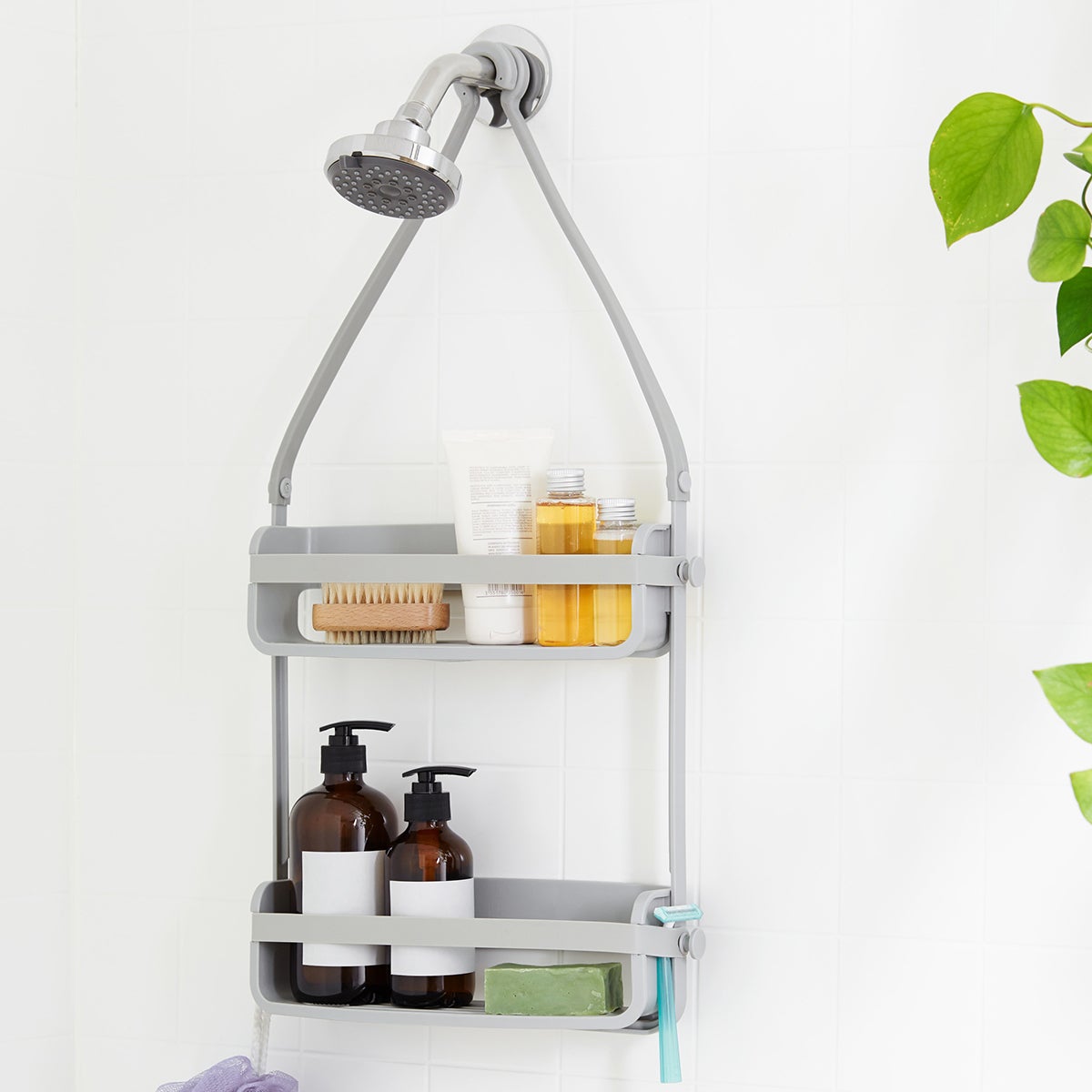 I've Finally Found a Shower Shelf That Can Hold My Products