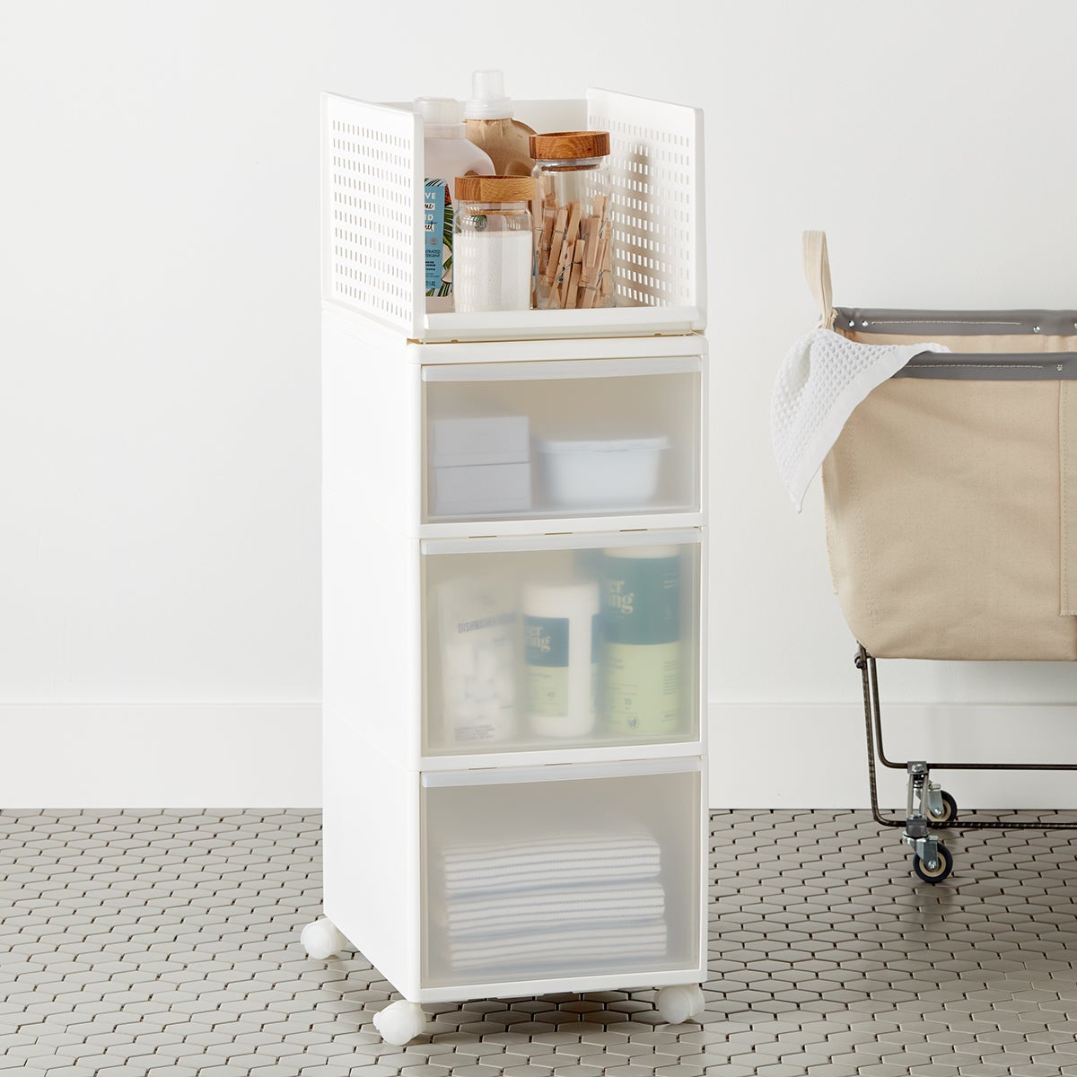 Likeit White Modular Drawers The Container Store