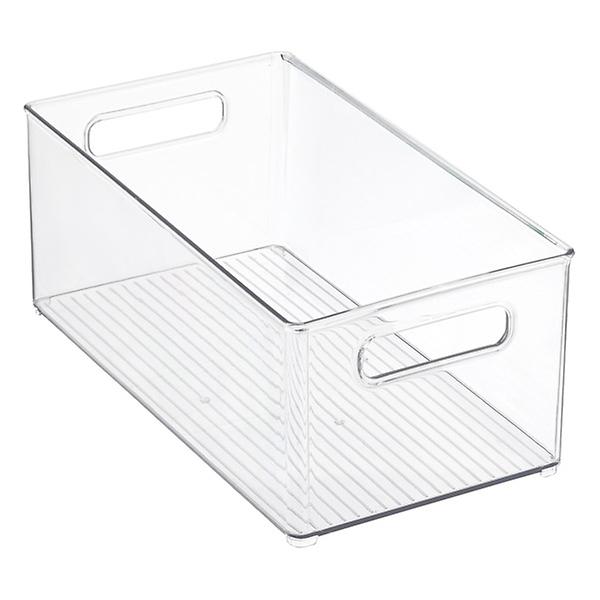 iDesign Linus Handled Cabinet Organizer - Clear - 12 x 3 x 2-1/4 Height - Each