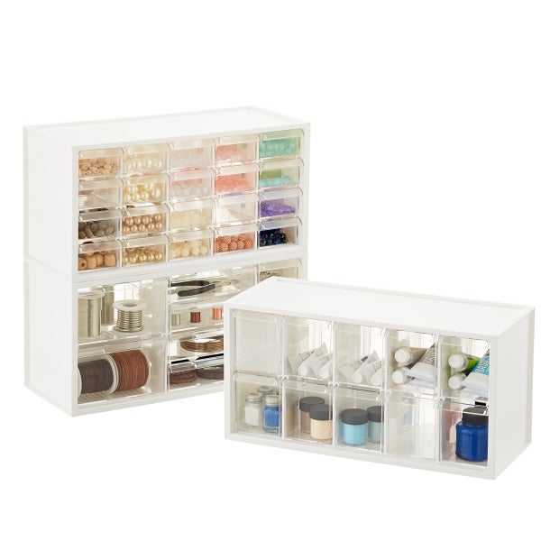 Stackable Craft Organizer Drawers