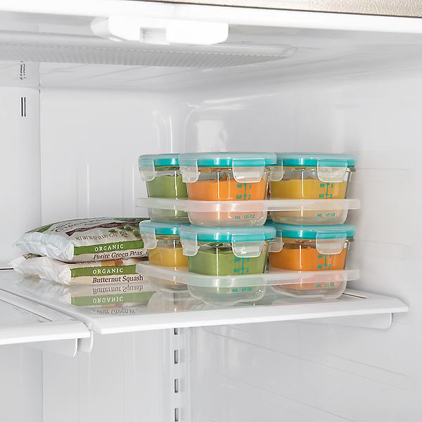 OXO Tot Baby Blocks Freezer Storage Containers - 4 oz Teal