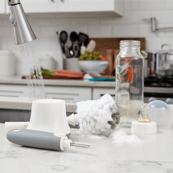 Baby Bottle Brush OXO Tot On The Go Travel Size Drying Rack With