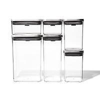 OXO SteeL Pop Container Set of 6