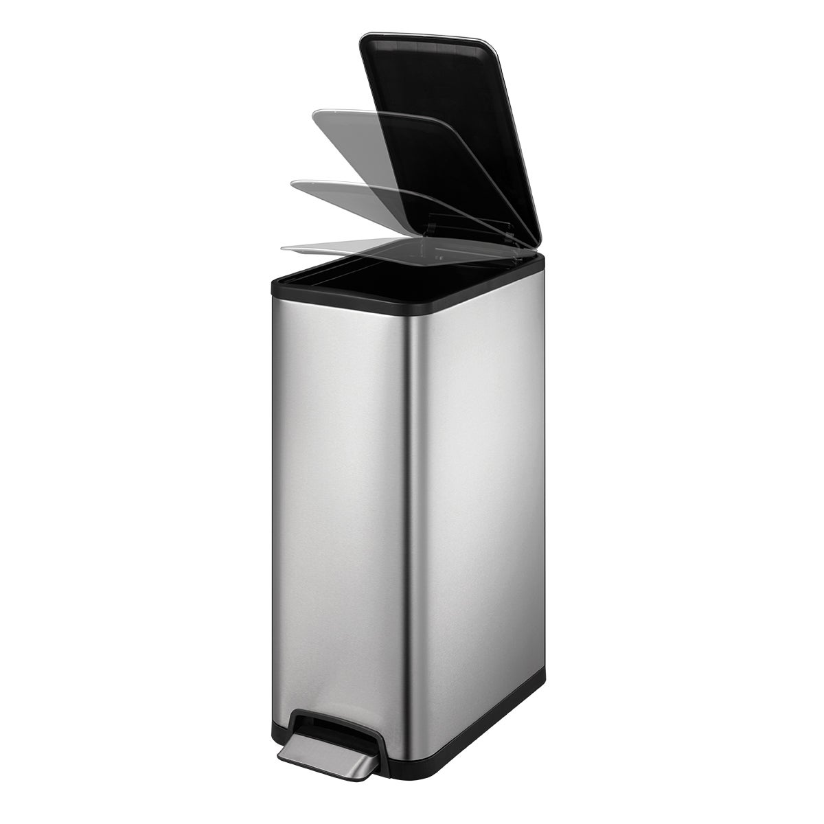 12 gal./45L Slim Step Trash Can | The Container Store
