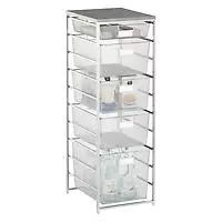 Cabinet-Sized Mesh Pantry Storage Platinum & Grey