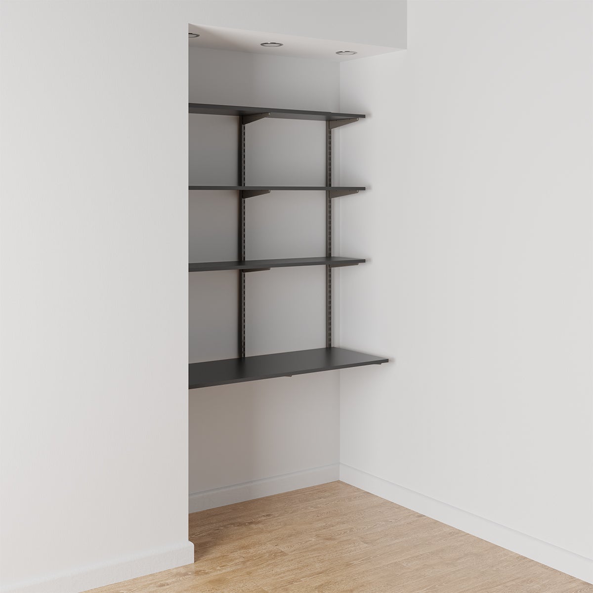 Container store elfa desk discount
