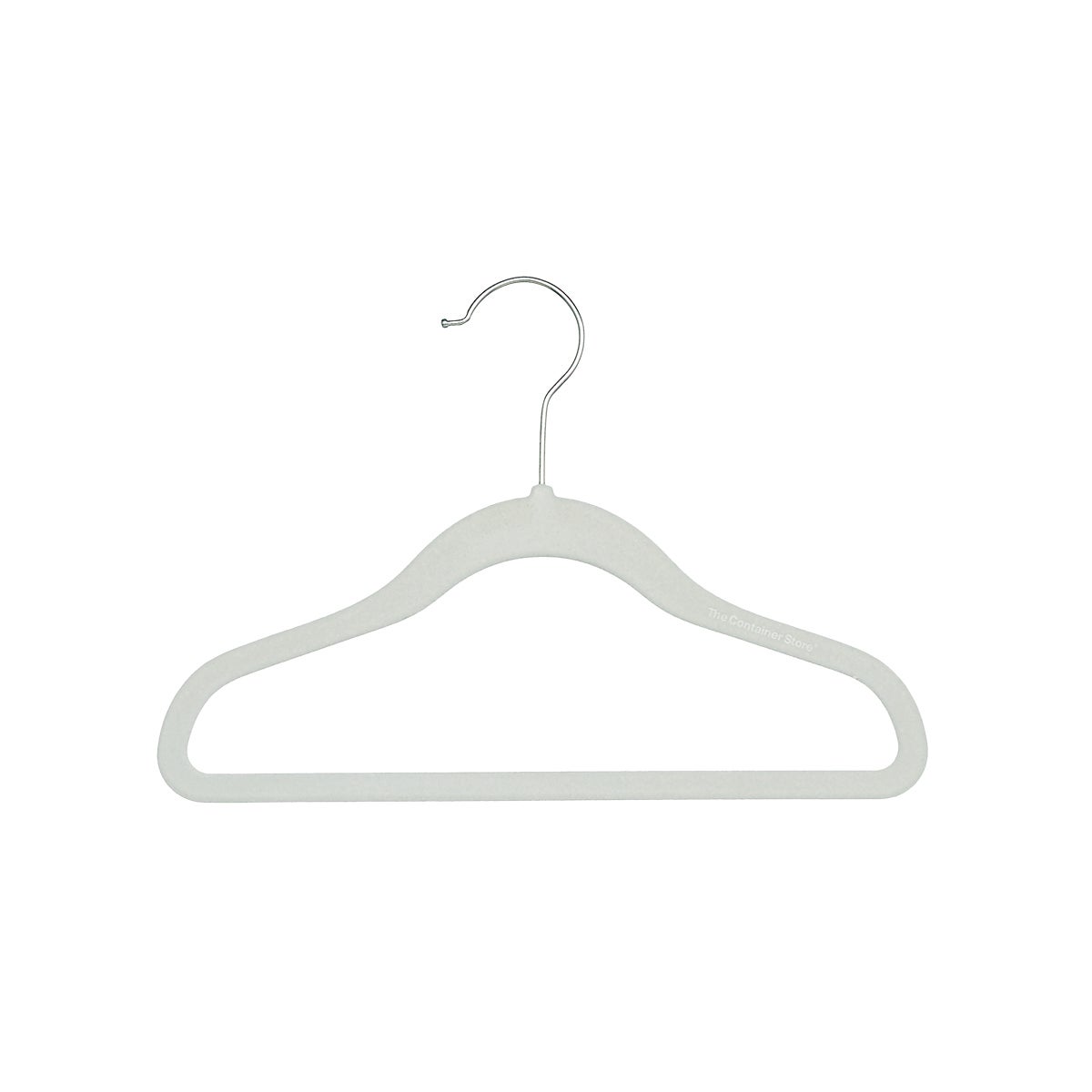 Kid s Premium Non Slip Velvet Hangers The Container Store
