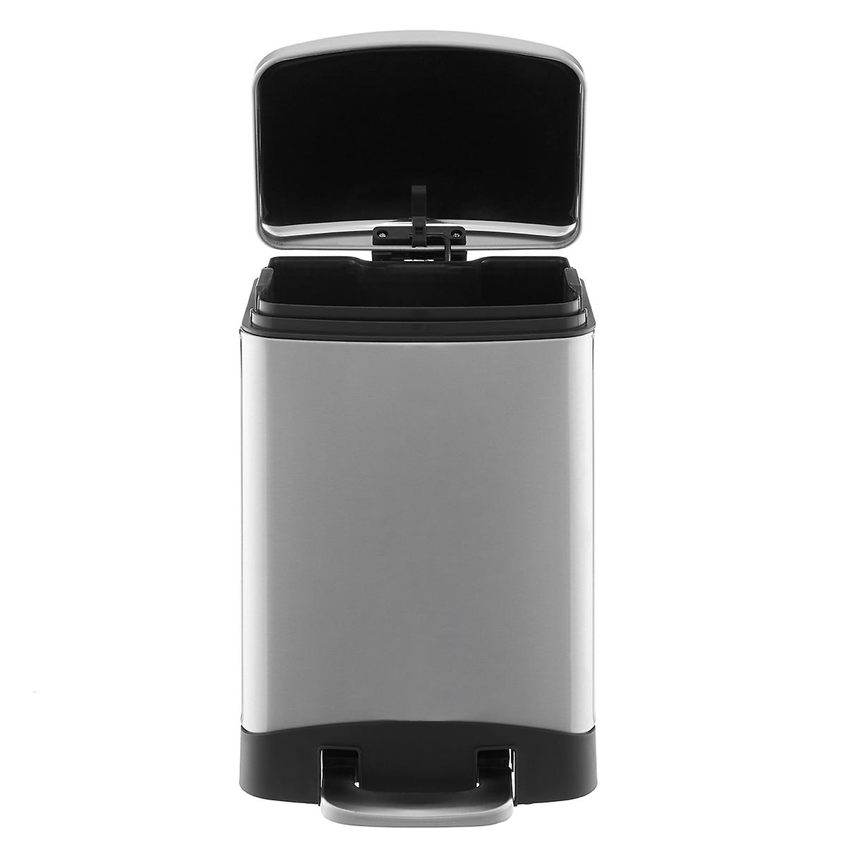 The Container Store 1.6 gal./6L Rectangle Step Trash Can | The ...