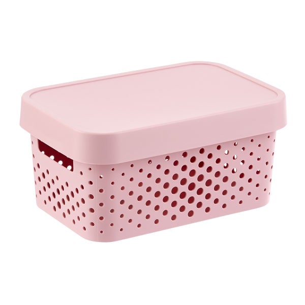 Small Curver Infinity Plastic Storage Boxes with Lids