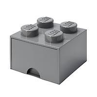 Lego Large Storage Drawer Dark Grey